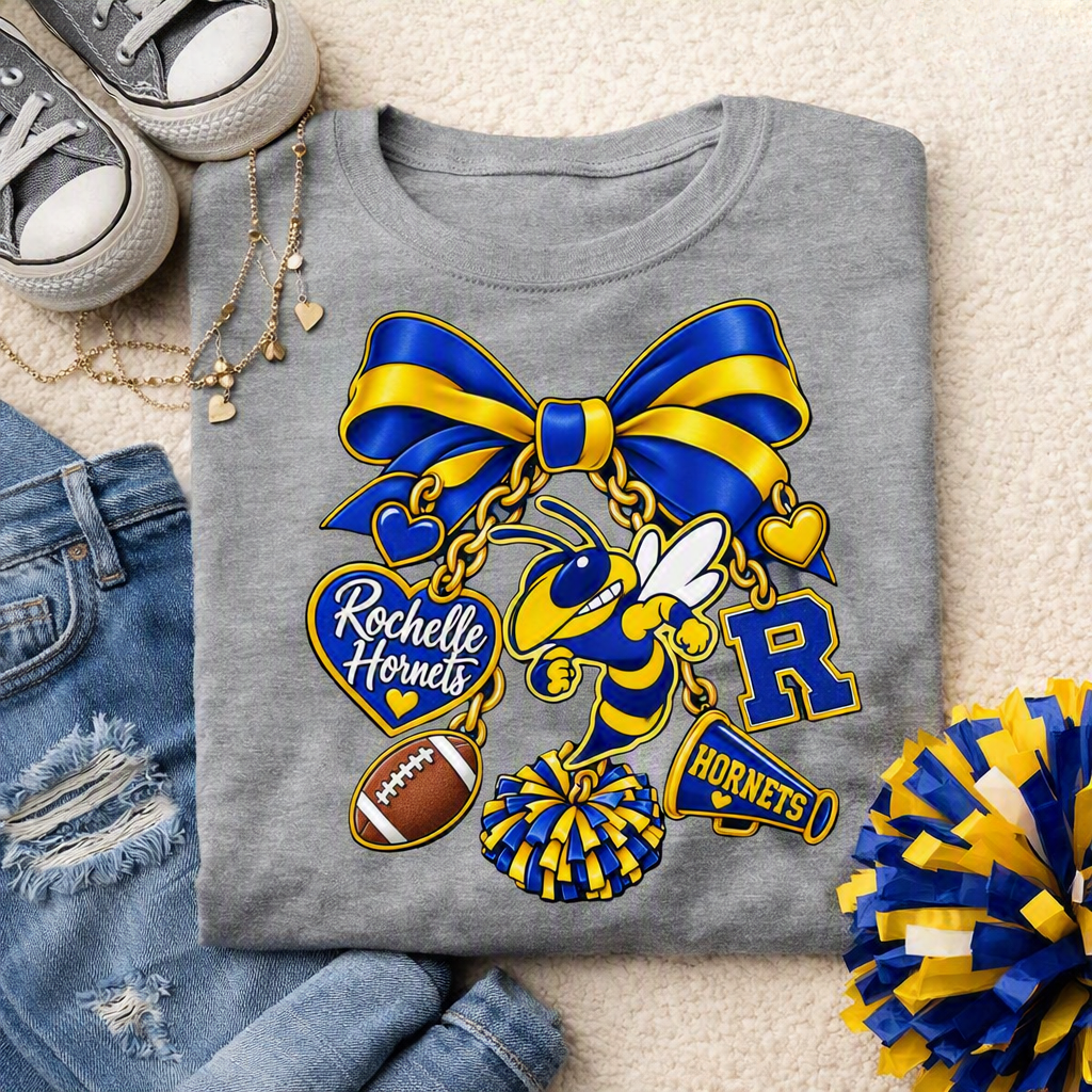 Bow charm Hornets