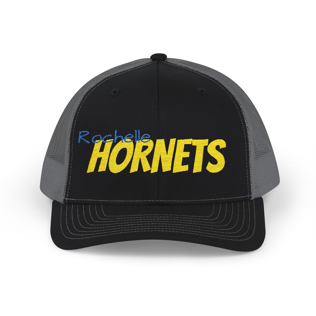 Rochelle Hornets Trucker Cap – Retro Team Baseball Snapback