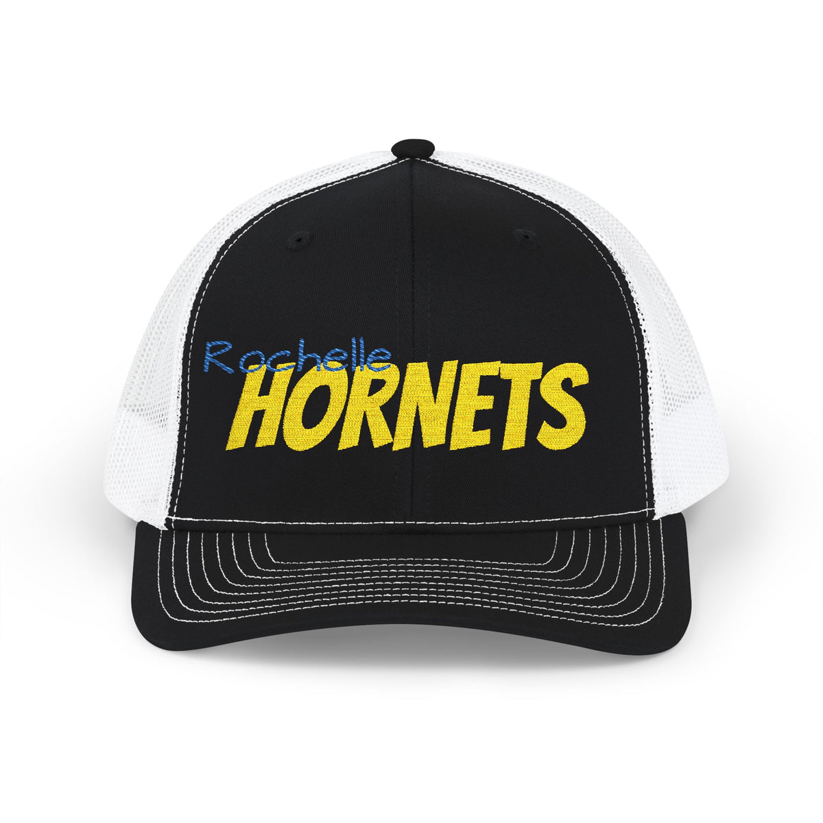Rochelle Hornets Trucker Cap – Retro Team Baseball Snapback